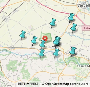 Mappa Borgo Borgo Via Ramezzana, 13039 Trino VC, Italia (6.692)