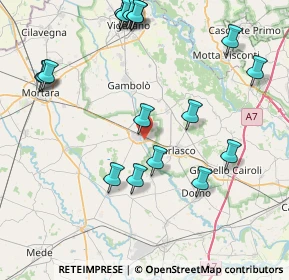 Mappa Via Artigianato, 27020 Tromello PV, Italia (9.9765)