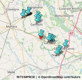 Mappa Via Artigianato, 27020 Tromello PV, Italia (7.699)