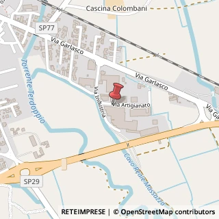 Mappa Via Artigianato, 4, 27020 Tromello, Pavia (Lombardia)