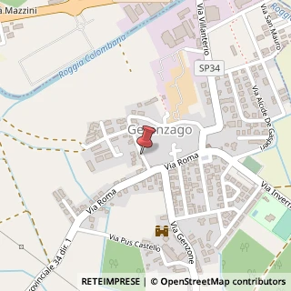 Mappa Via Giuseppe Mazzini, 35, 27010 Gerenzago, Pavia (Lombardia)