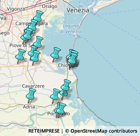 Mappa Vicolo Girasole, 30015 Chioggia VE, Italia (15.8725)