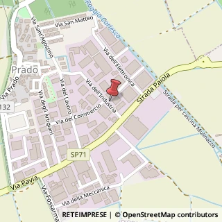 Mappa Via dell'Industria, 10, 27010 Cura Carpignano, Pavia (Lombardia)