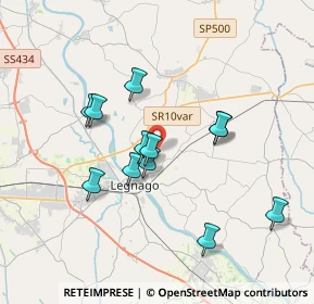 Mappa Via Pietà, 37045 Legnago VR, Italia (3.21083)