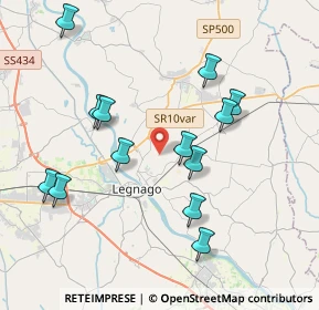 Mappa Via Pietà, 37045 Legnago VR, Italia (3.94462)