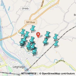 Mappa Via Pietà, 37045 Legnago VR, Italia (0.82083)