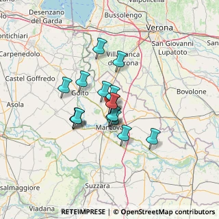 Mappa Via M. Montessori, 46047 Porto Mantovano MN, Italia (9.29875)