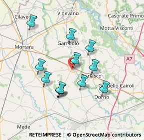 Mappa Via Salvadeo, 27020 Tromello PV, Italia (6.33167)
