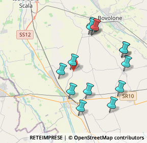 Mappa Via Busa, 37056 Salizzole VR, Italia (4.09143)