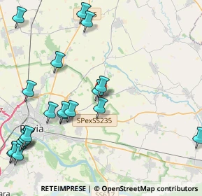 Mappa Via Paiola, 27010 Pavia PV, Italia (5.5035)