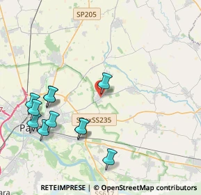 Mappa Via Paiola, 27010 Pavia PV, Italia (4.54091)