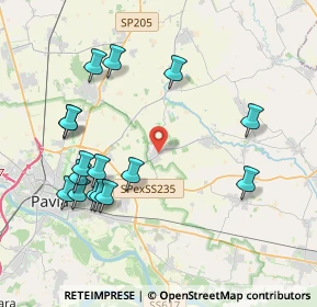 Mappa Via Paiola, 27010 Pavia PV, Italia (4.32188)