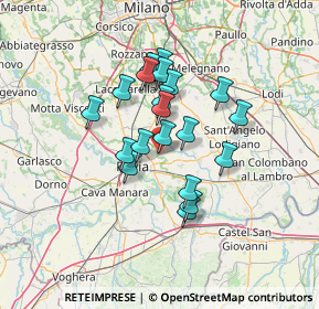 Mappa Via Paiola, 27010 Pavia PV, Italia (10.532)