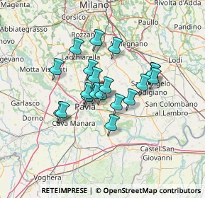 Mappa Via Paiola, 27010 Pavia PV, Italia (9.972)