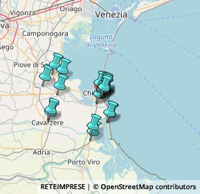 Mappa Vicolo Cosmea, 30015 Chioggia VE, Italia (7.6155)