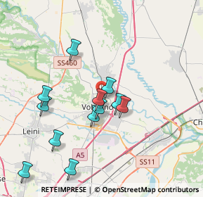 Mappa Via Marco Polo, 10088 Volpiano TO, Italia (3.66)