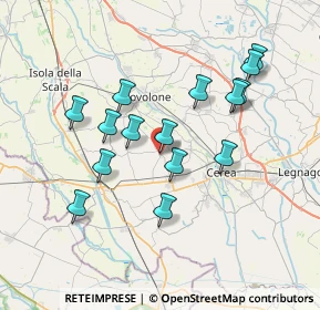 Mappa Via Isolana, 37056 Salizzole VR, Italia (6.73933)