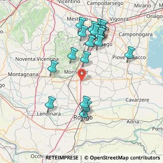 Mappa Via IV Novembre, 35020 Pozzonovo PD, Italia (16.4495)