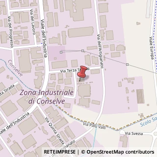 Mappa Via Prima Strada, 9, 35026 Conselve, Padova (Veneto)