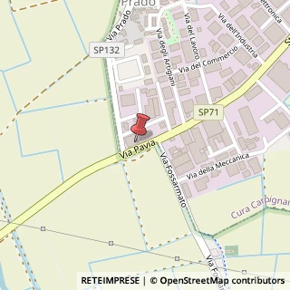 Mappa Via Pavia, 7, 27010 Cura Carpignano, Pavia (Lombardia)