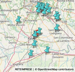 Mappa Via Pavia, 27100 Pavia PV, Italia (16.538)