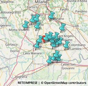 Mappa Via Pavia, 27100 Pavia PV, Italia (10.9905)