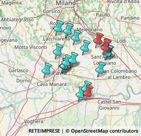 Mappa Via Pavia, 27100 Pavia PV, Italia (10.905)