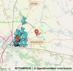Mappa Via Pavia, 27010 Pavia PV, Italia (4.3715)