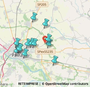 Mappa Via Pavia, 27010 Pavia PV, Italia (3.51385)