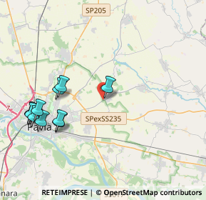 Mappa Via Pavia, 27010 Pavia PV, Italia (4.57545)