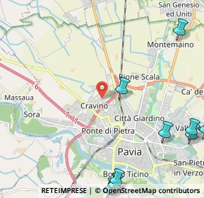 Mappa Via Salvatore Maugeri, 27100 Pavia PV, Italia (3.66615)