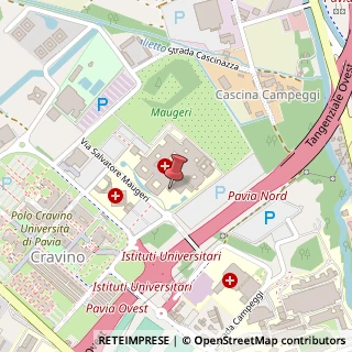 Mappa Via Salvatore Maugeri, 10, 27100 Pavia, Pavia (Lombardia)