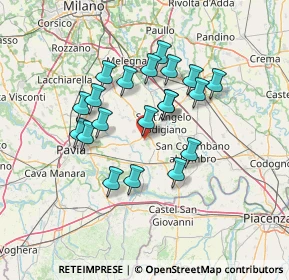 Mappa Via I Maggio, 27010 Gerenzago PV, Italia (11.7535)