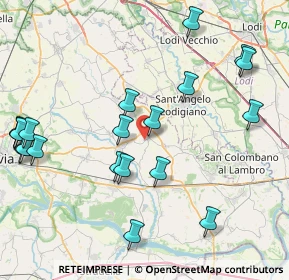 Mappa Via I Maggio, 27010 Gerenzago PV, Italia (9.8055)