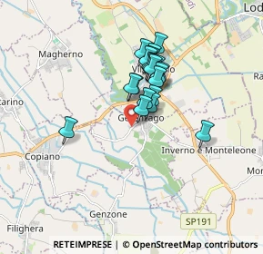 Mappa Via I Maggio, 27010 Gerenzago PV, Italia (1.274)