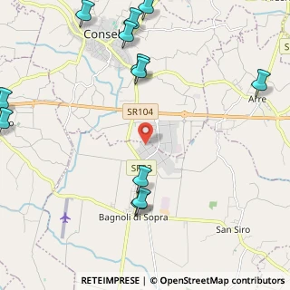 Mappa Via Sesta Strada, 35023 Bagnoli di Sopra PD, Italia (3.10154)
