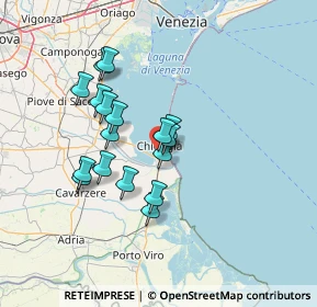 Mappa Via Enrico de Nicola, 30015 Chioggia VE, Italia (11.47941)