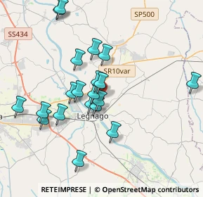 Mappa Via Madre T. di Calcutta, 37045 Legnago VR, Italia (3.531)