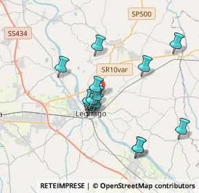 Mappa Via Madre T. di Calcutta, 37045 Legnago VR, Italia (3.18)