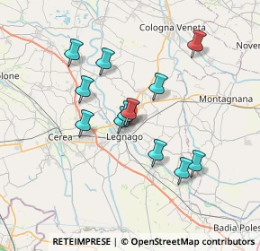 Mappa Via Madre T. di Calcutta, 37045 Legnago VR, Italia (6.08)