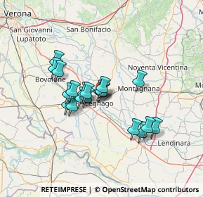 Mappa Via Madre T. di Calcutta, 37045 Legnago VR, Italia (10.362)