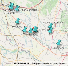 Mappa Via Madre T. di Calcutta, 37045 Legnago VR, Italia (16.81083)