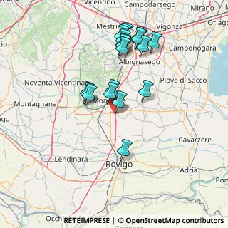 Mappa Via Basse, 35043 Monselice PD, Italia (14.612)