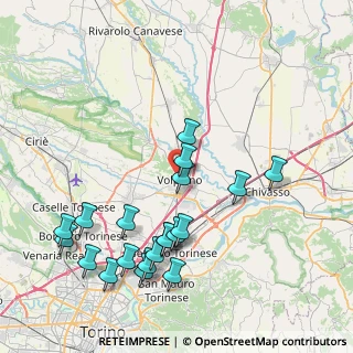 Mappa Piazza Camillo Benso Conte di Cavour, 10088 Volpiano TO, Italia (8.94)