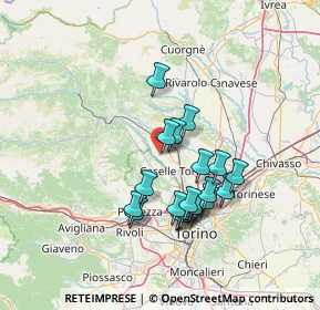 Mappa Località Olivetti, 10073 Ciriè TO, Italia (12.1945)