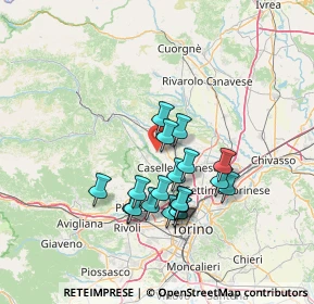 Mappa Località Olivetti, 10073 Ciriè TO, Italia (12.05579)