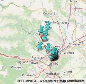 Mappa Località Olivetti, 10073 Ciriè TO, Italia (11.8955)