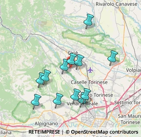 Mappa Località Olivetti, 10073 Ciriè TO, Italia (7.01417)