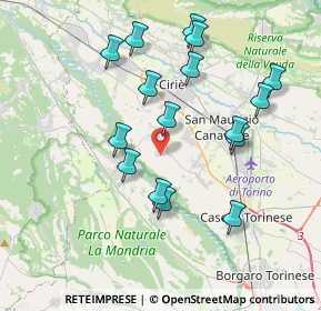 Mappa Località Olivetti, 10073 Ciriè TO, Italia (3.77938)