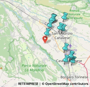 Mappa Località Olivetti, 10073 Ciriè TO, Italia (3.87385)